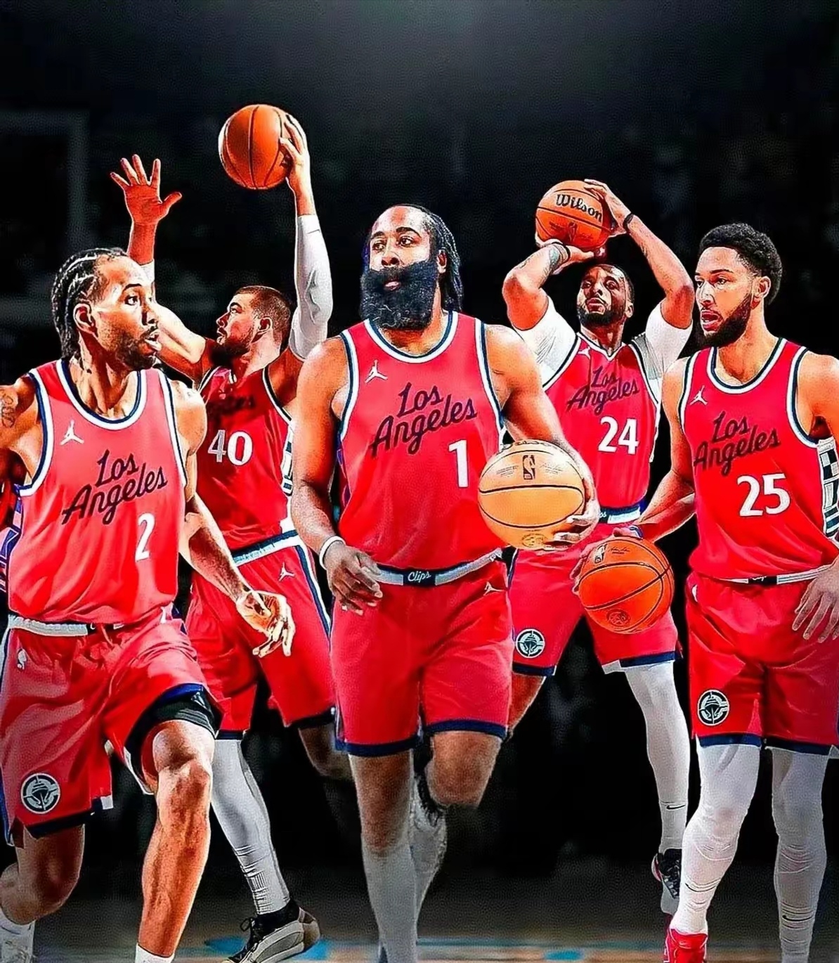 快船全队优势凸显，内线外线实力居多全面占优的简单介绍